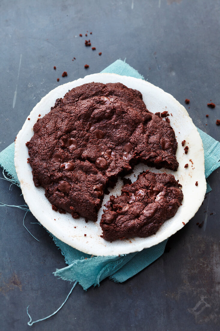 vegan, Triple-Chocolate-Cookie s, Cookie, Keks, Schokolade