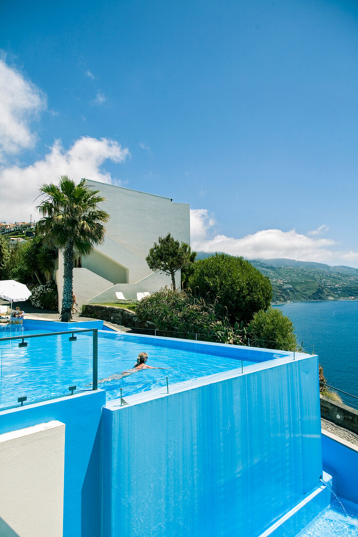 Madeira: Swimmingpool der Quinta da Rochinha bei Ponta do Sol