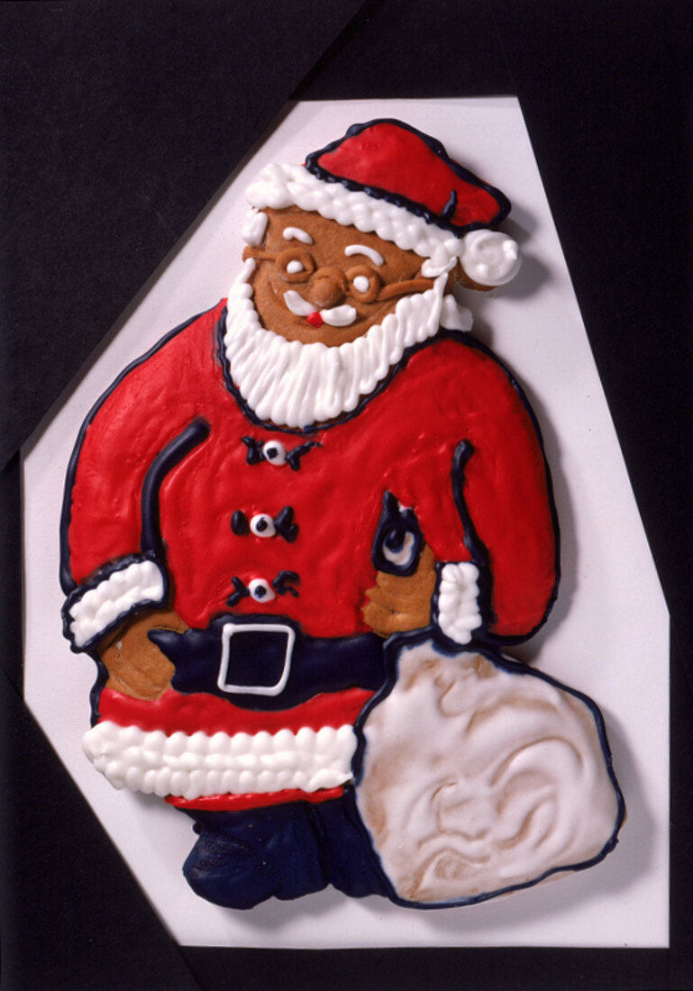 Lebkuchen in Nikolaus-Form mit 