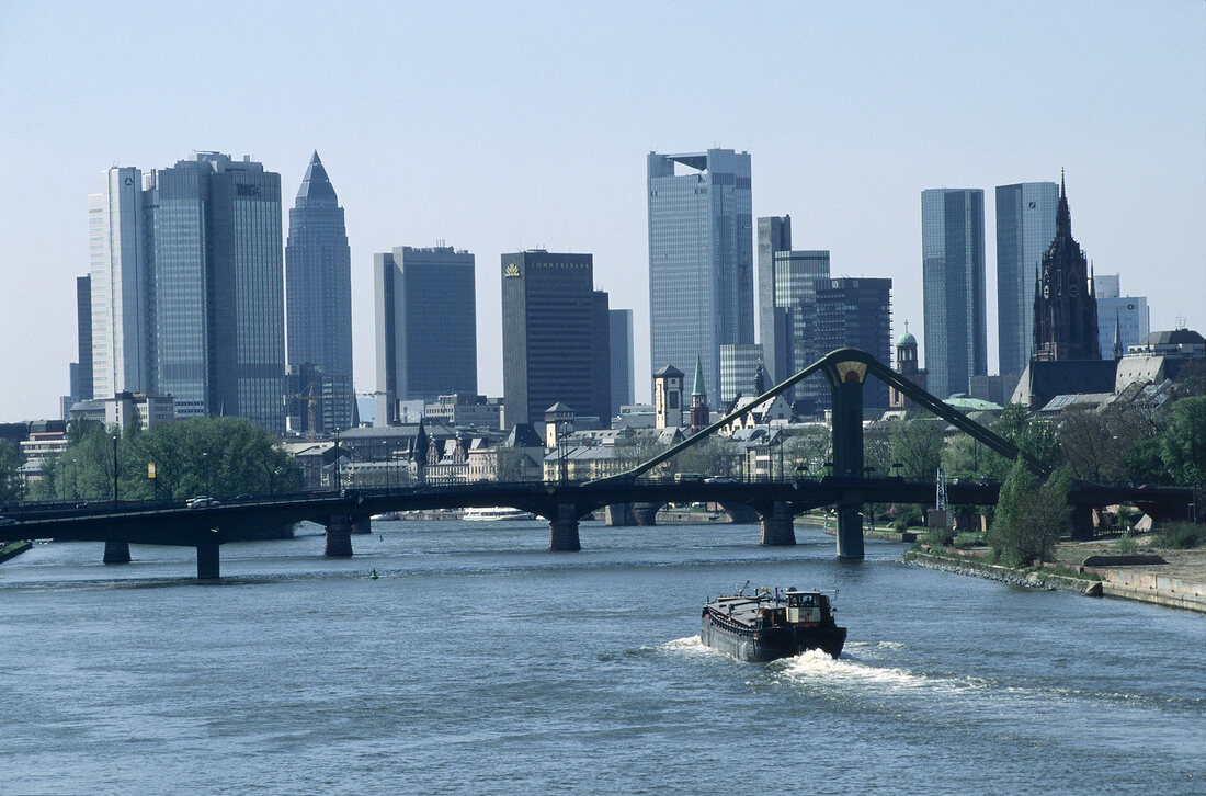 The Frankfurt skyline