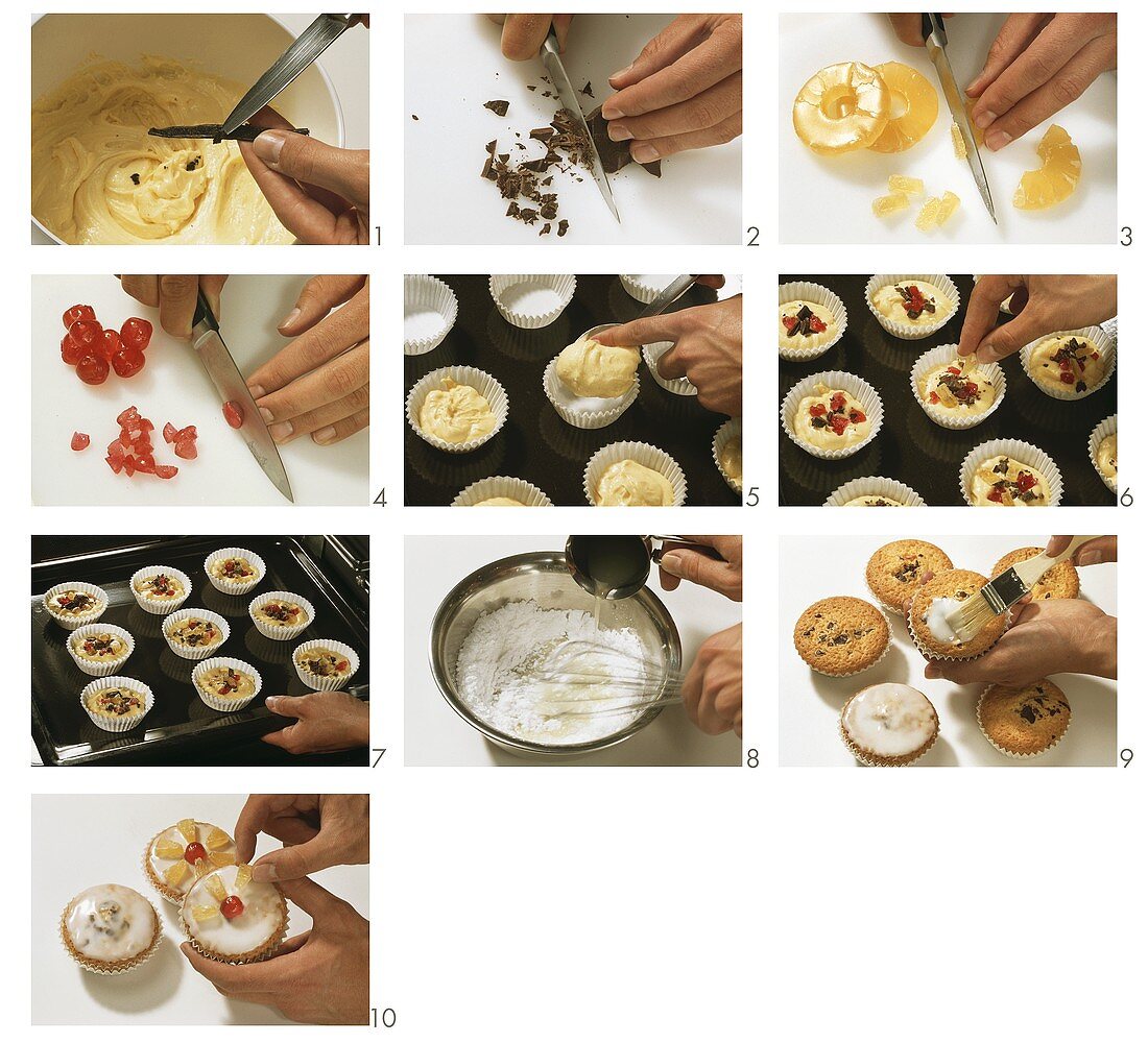 Zubereitung Muffins