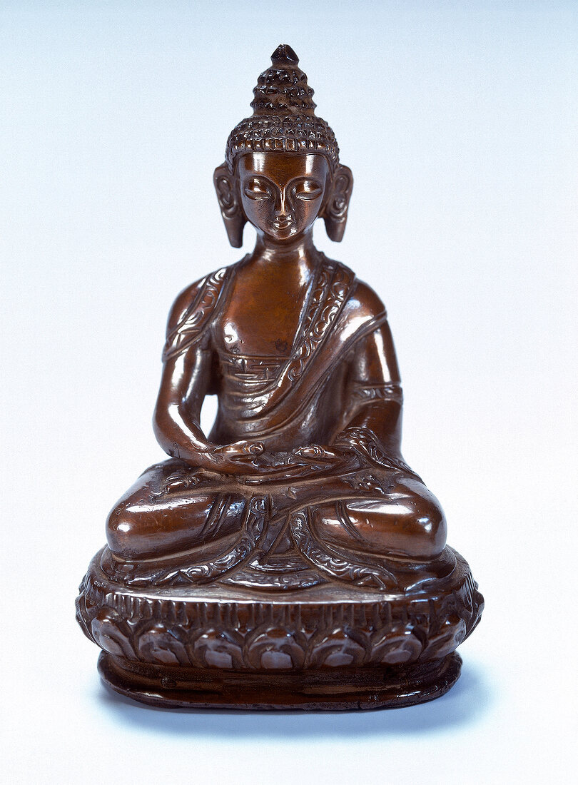 Kleiner Buddha aus Bronze 