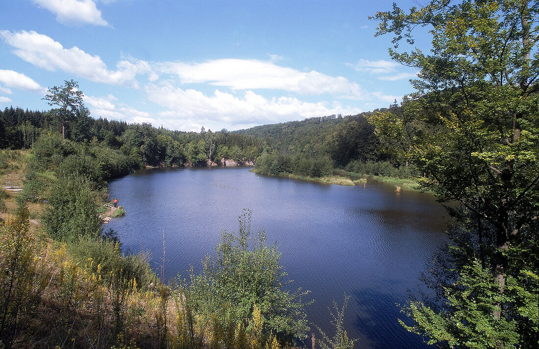 Staudamm bei Hluboka 