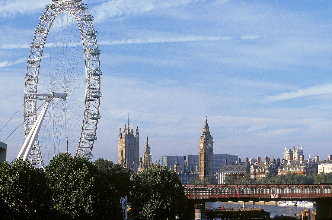 London "London Eye",Riesenrad 