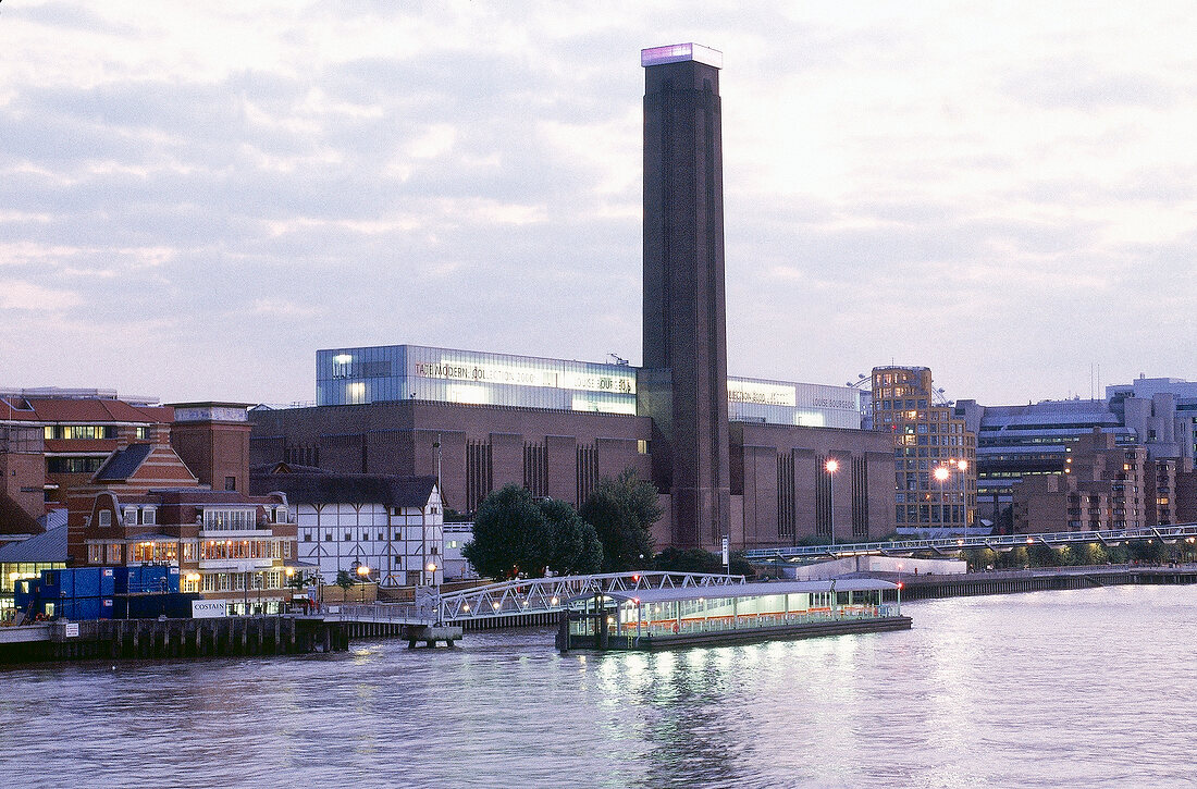 London Blick auf die Kunstgalerie "Tate Modern"