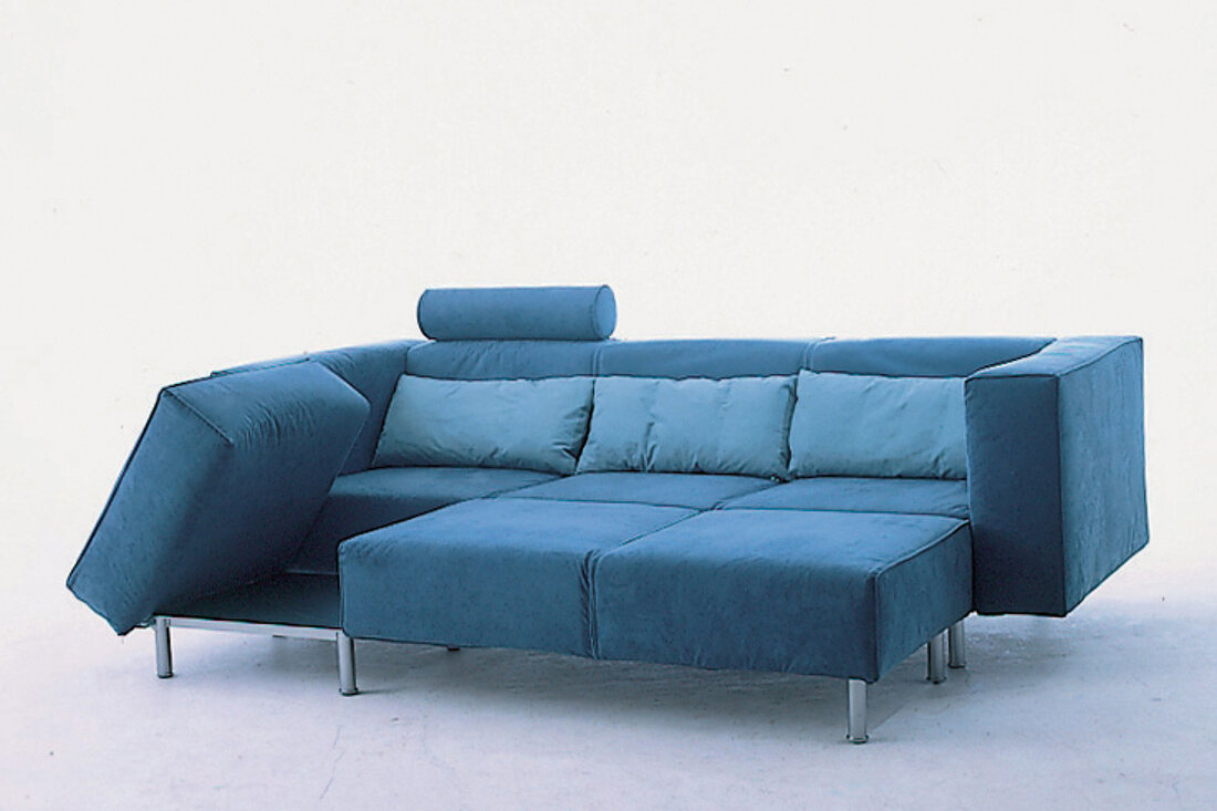 Blaues multifunktionelles Sofa "Falun", Bild 2