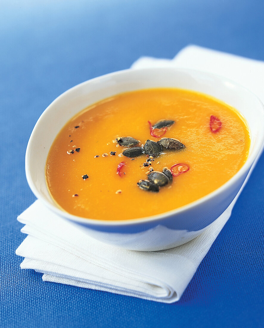 Möhren - Orangen - Cremesuppe 