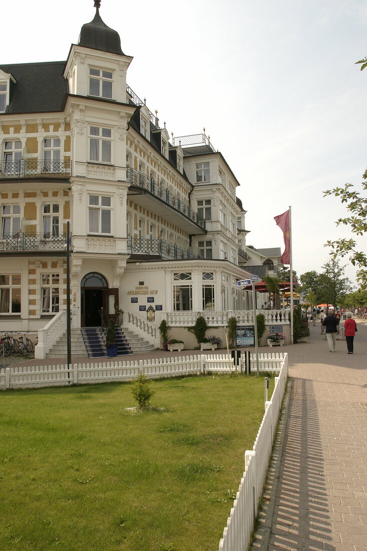 Ahlbecker Hof Hotel in Ahlbeck auf Usedom außen