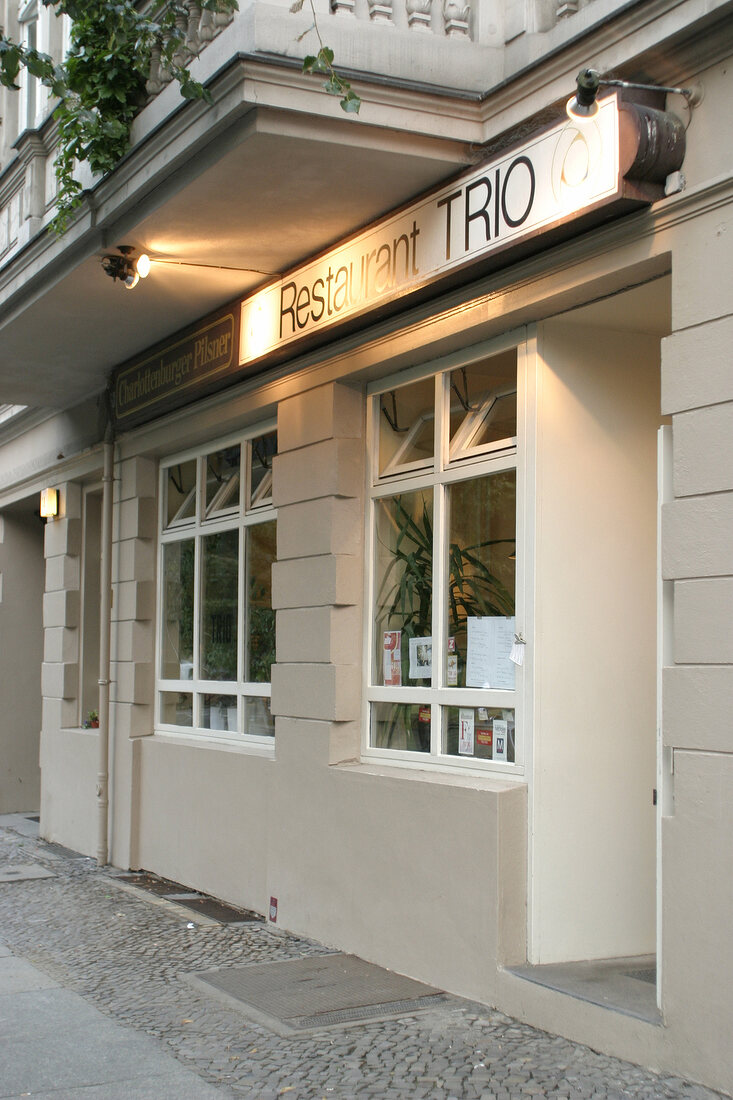 Trio in Berlin Deutschland Restaurant