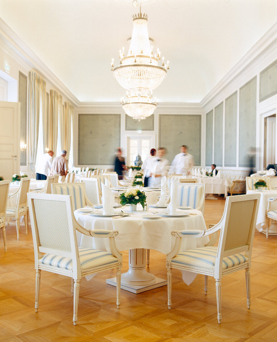 Interior of Kempinski Grand Hotel in Heiligendamm, Germany