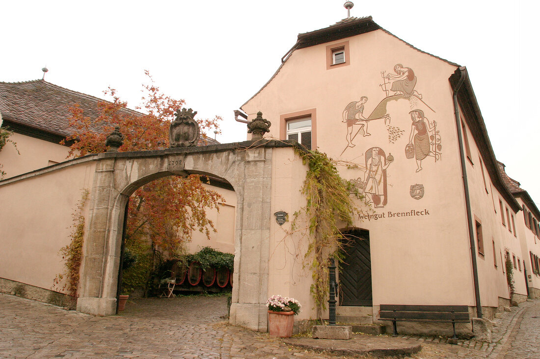 Brennfleck Weingut in Sulzfeld Bayern Deutschland