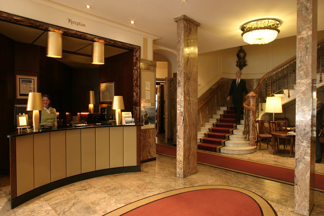 Radisson SAS Schwarzer Bock Hotel mit Restaurant in Wiesbaden Hessen Deutschland