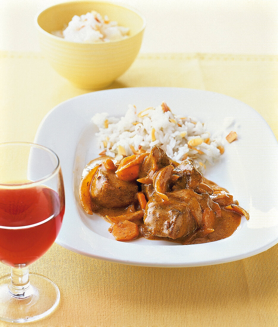 Rindfleisch-Curry. 