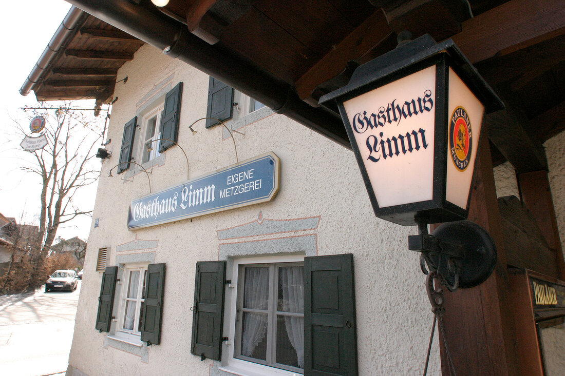 Limm Restaurant Gaststätte Gaststaette und Metzgerei in Münsing