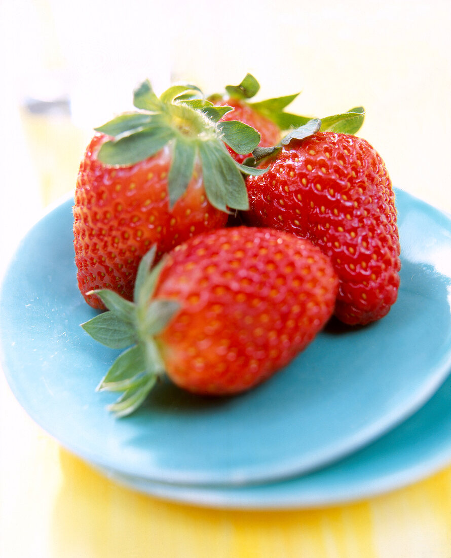Erdbeeren auf Teller, Capri - Diät 