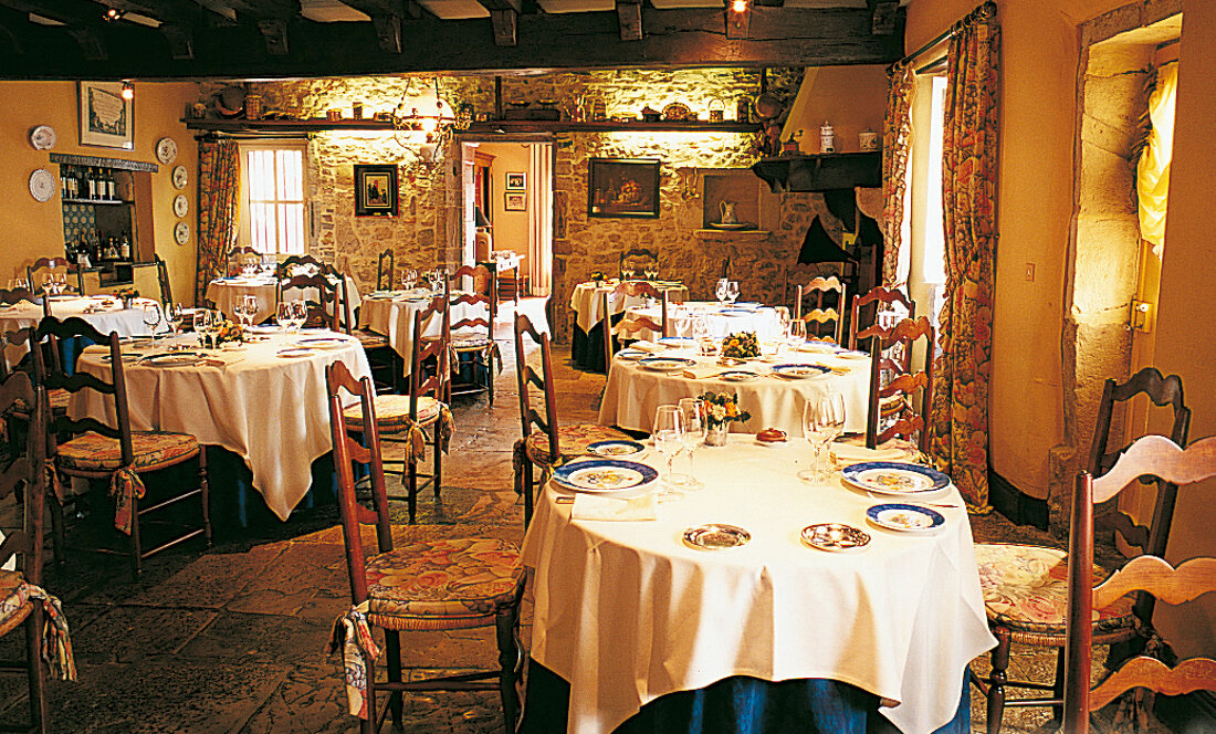 Restaurant "Auberge de la Galupe". 