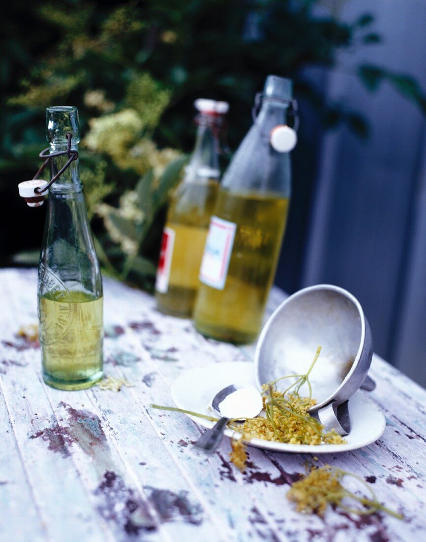 Elderflower syrup