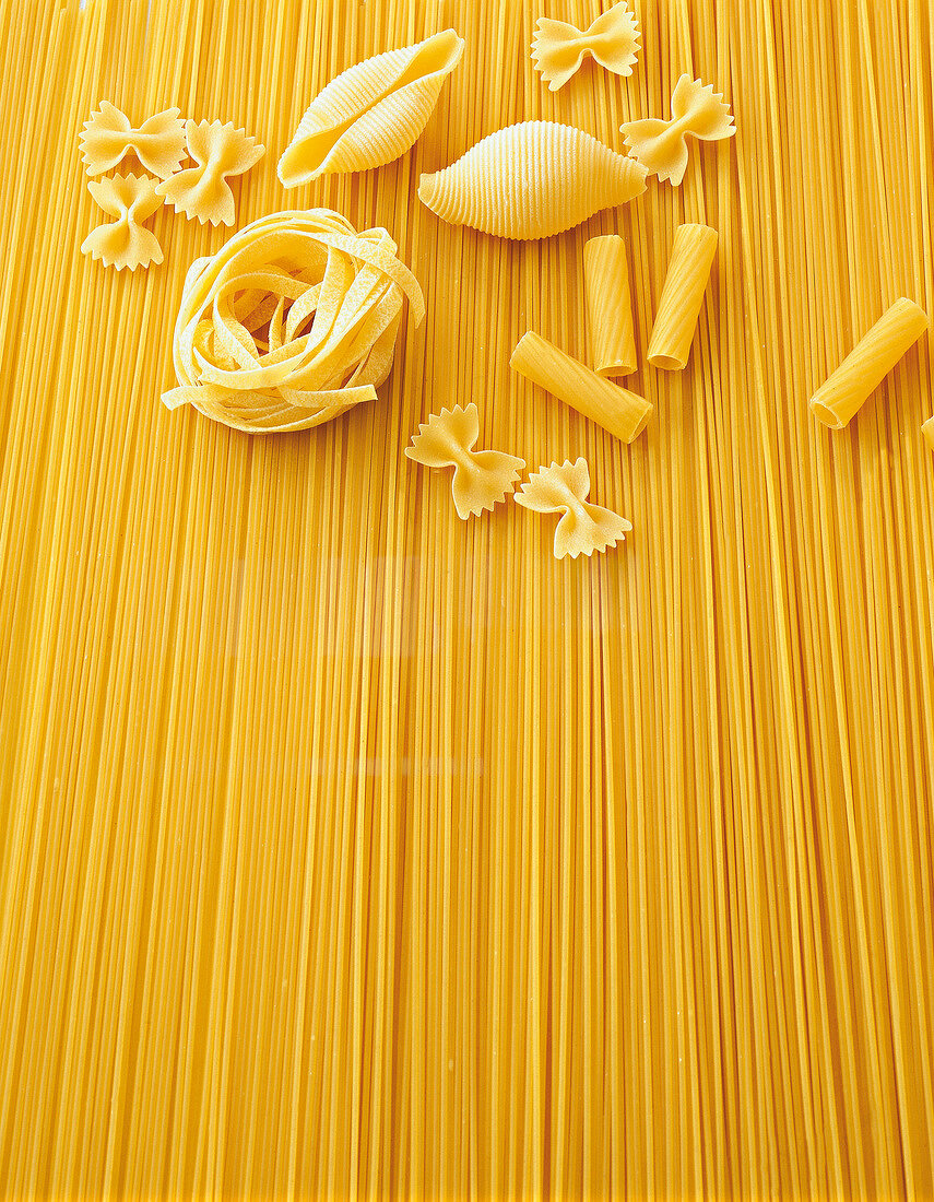 Varieties of raw pasta