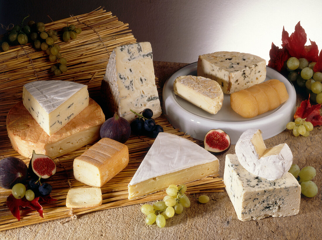 Different types of cheese