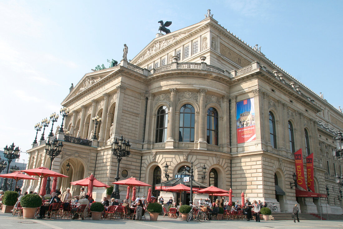 Café Rosso in der Alten Oper Café Café in Frankfurt