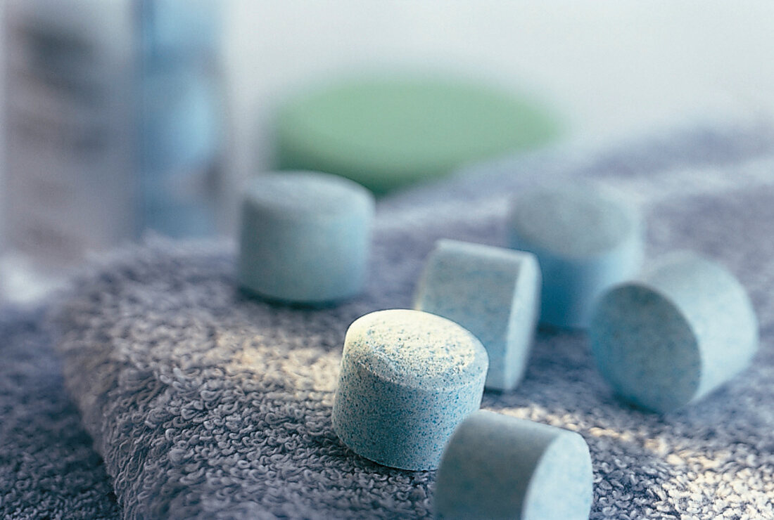 Relax!; Sprudeltabletten für die Badewanne