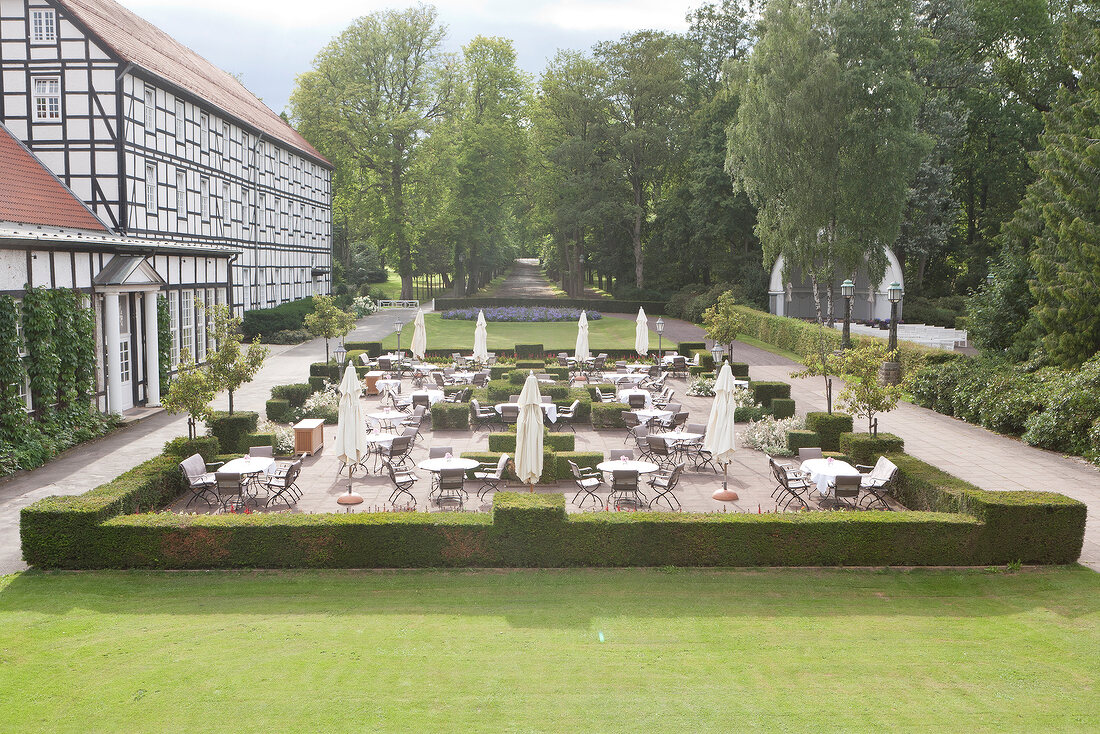 Gräflicher Park Bad Driburg, Teutoburger Wald, Ostwestfalen-Lippe