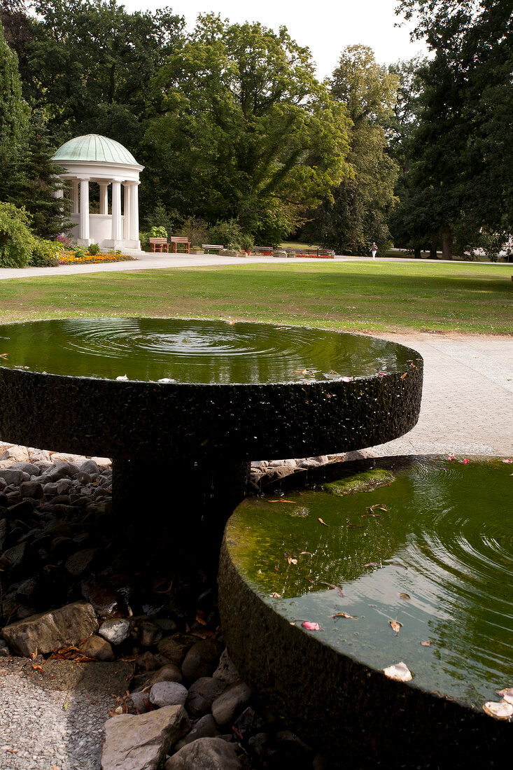 Bad Salzuflen, nostalgische Bäderarchitektur im Kurpark