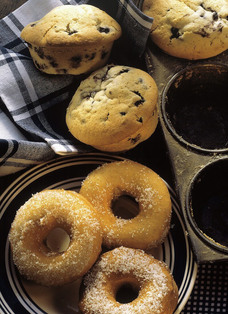 Blueberry Muffins & Doughnuts