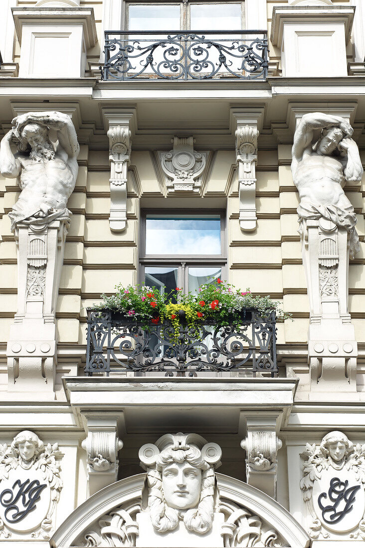 Lettland, Riga, Jugendstil, Haus, Fassade