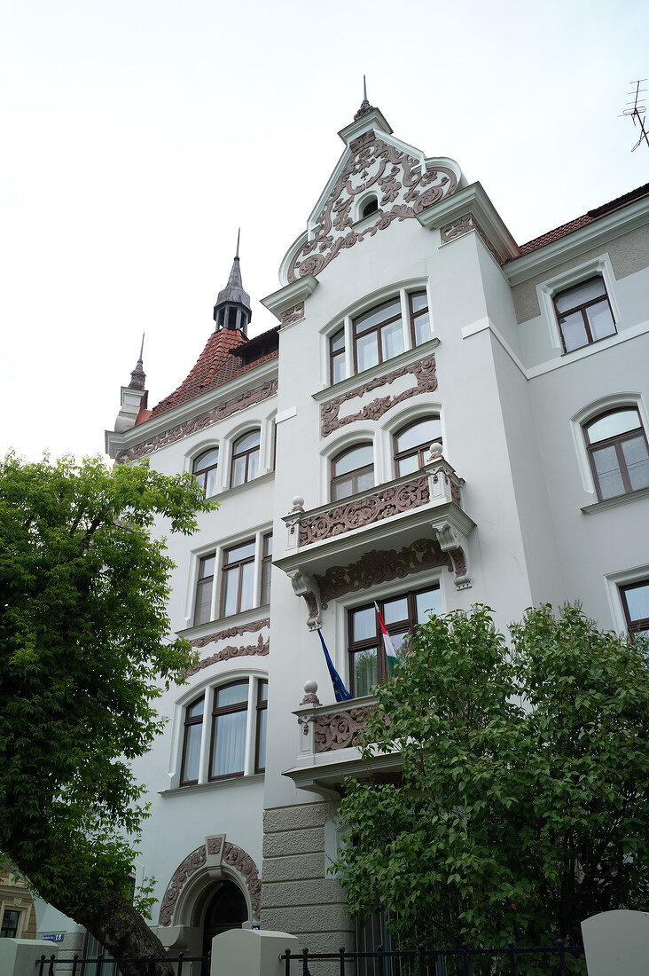 Lettland, Riga, Jugendstil, Haus, Fassade