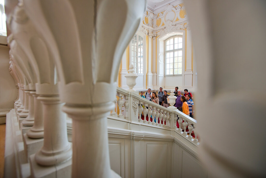 Lettland, Riga, Schloss Rundale, Paradetreppe
