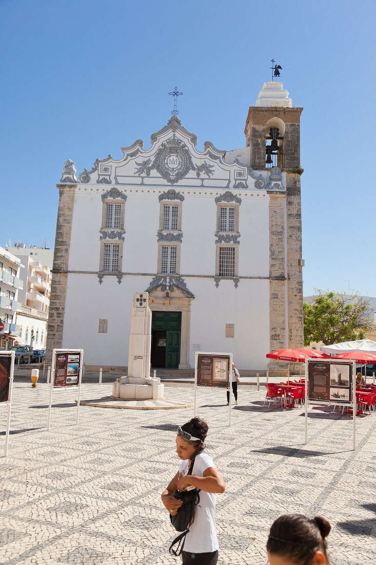Portugal, Algarve, Olhao, Igreja Matriz de Nossa Senhora do Rosário