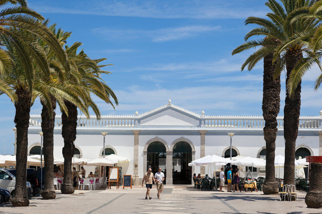 Portugal, Algarve, Ehemalige Markthalle in Tavira