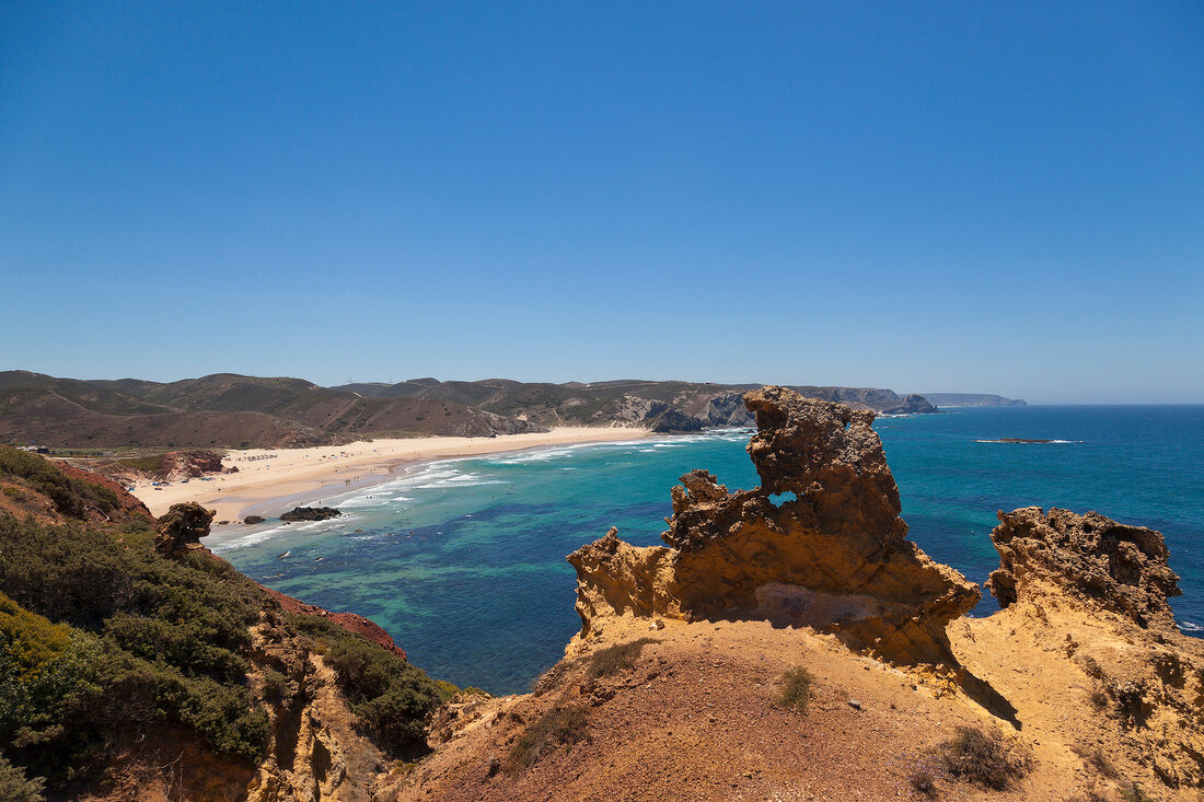 Portugal, Algarve, Strand Amado bei Carrapateira