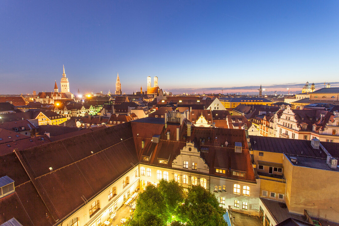 Deutschland, München, Blick auf das Hofbräuhaus