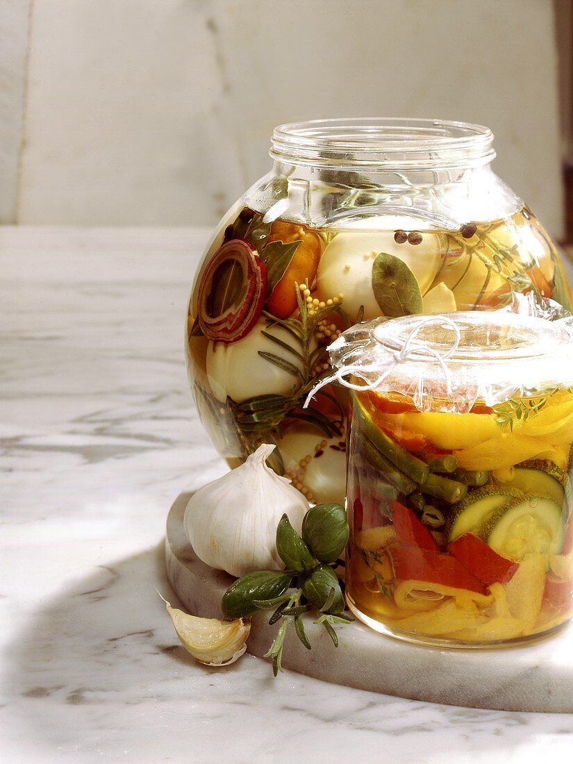 Spicyly preserved Vegetables