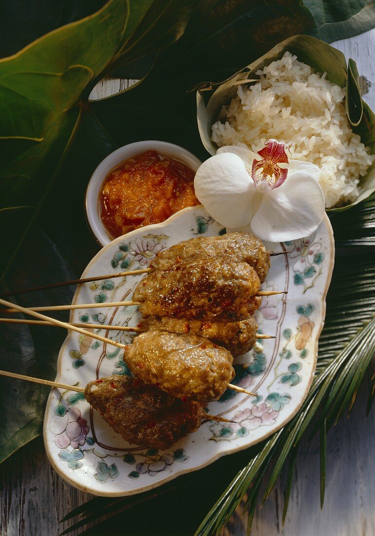 Indische Hackfleischspieße