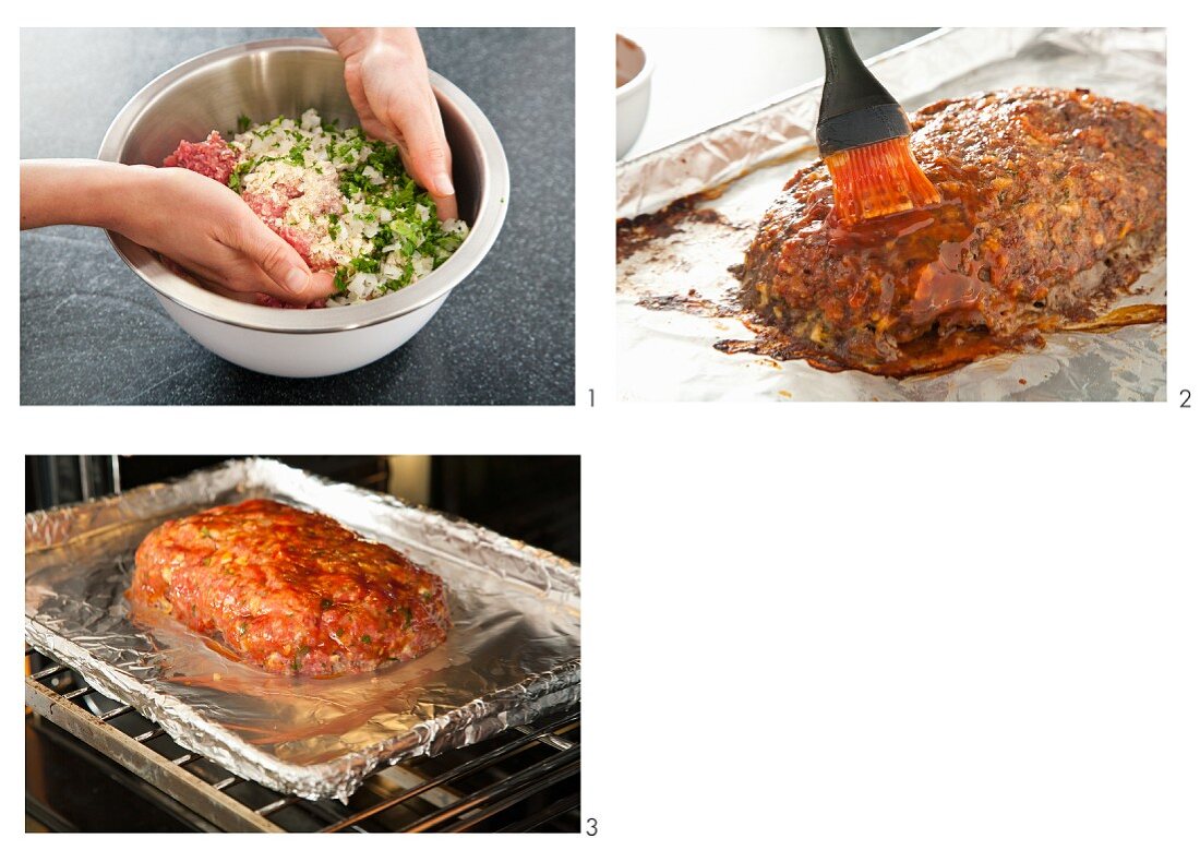 Steps for Making Meatloaf