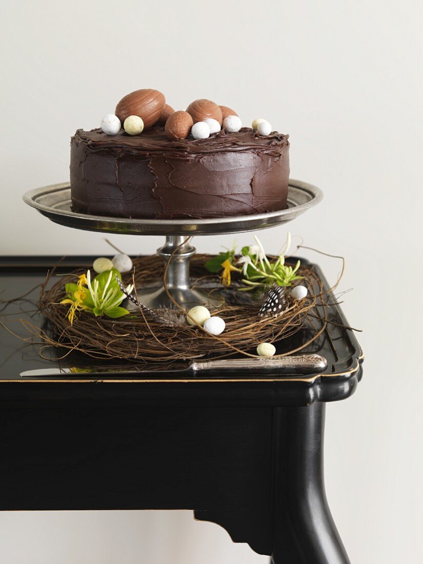 Chocolate cake for Easter