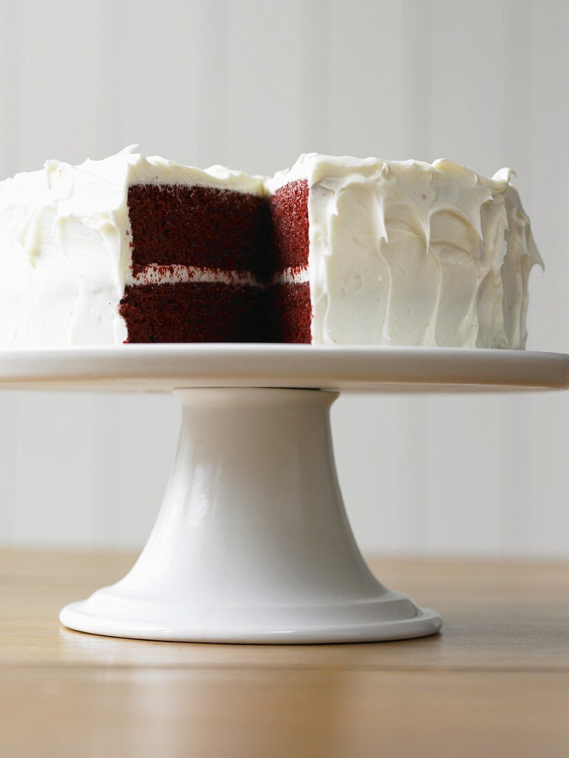 Red Velvet Cake, angeschnitten