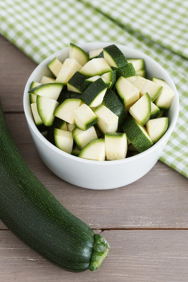 Courgette, chopped