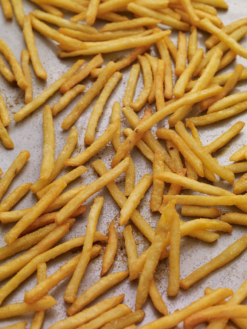 Viele Pommes frites