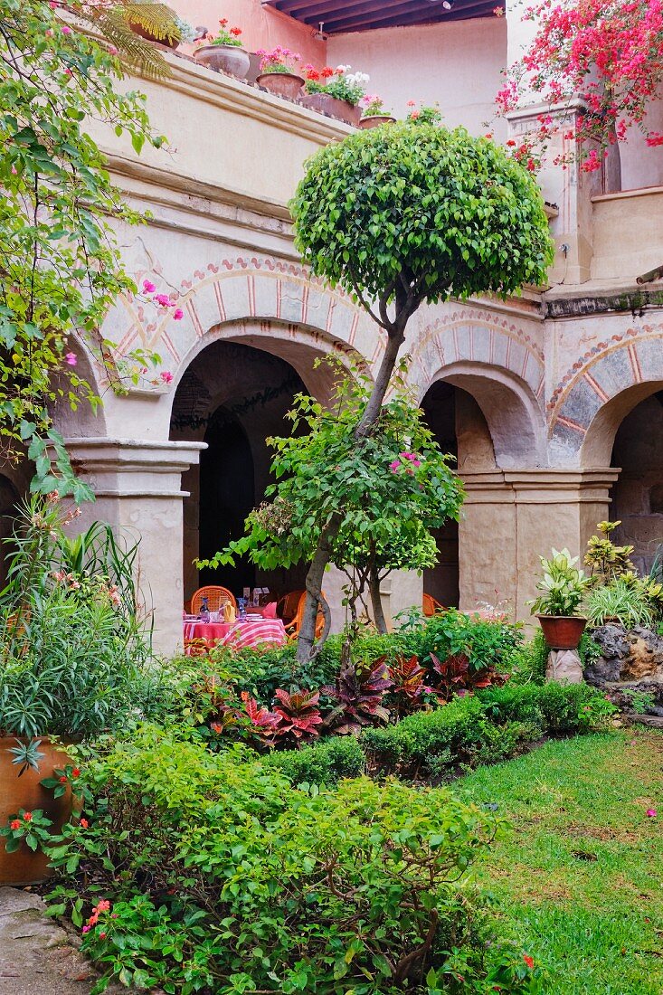 Old World Courtyard