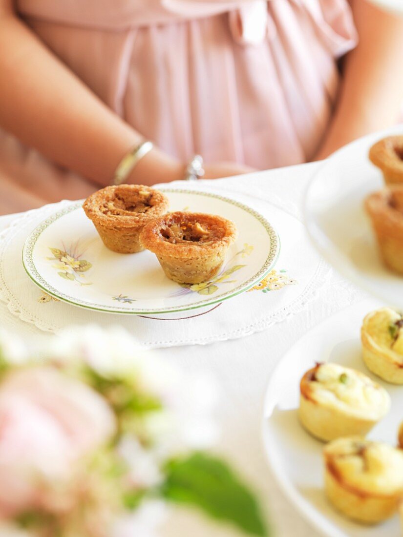 Mini nut pies