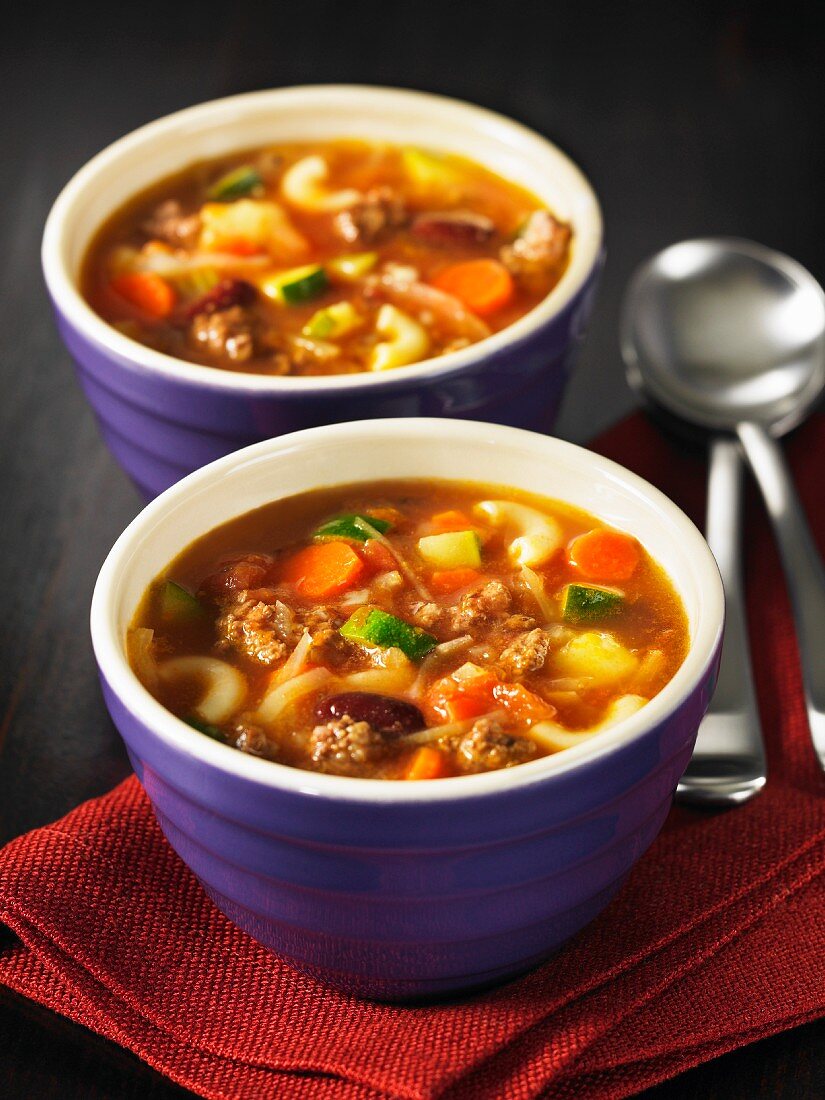 Beef and vegetable soup