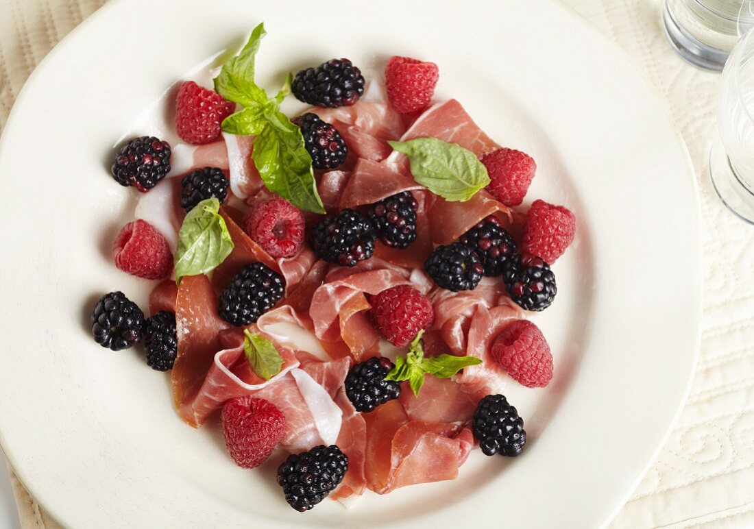 Prosciutto and Fruit Appetizer