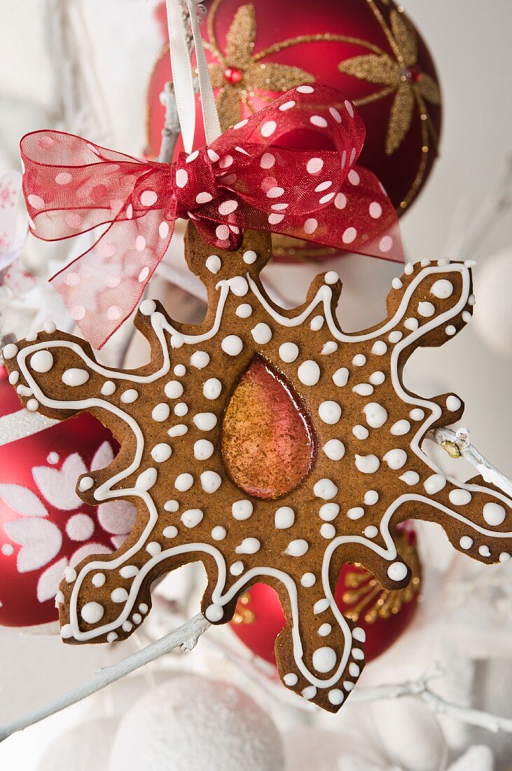 Ginger bread cookies for hanging up