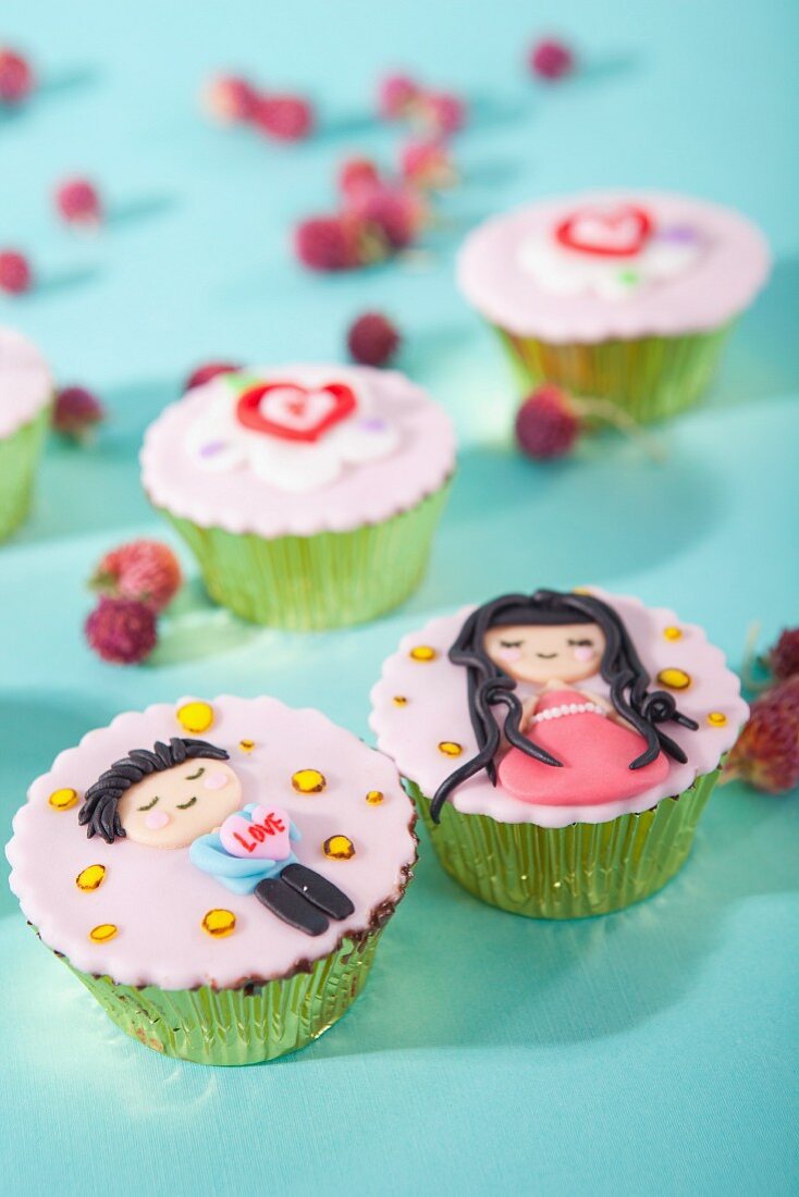 Cupcakes zum Valentinstag (China)