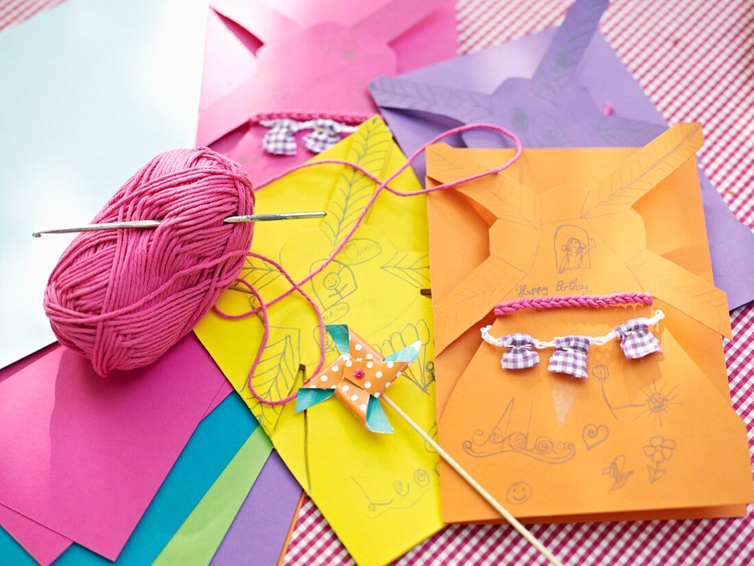 Making hand-crafted invitation cards