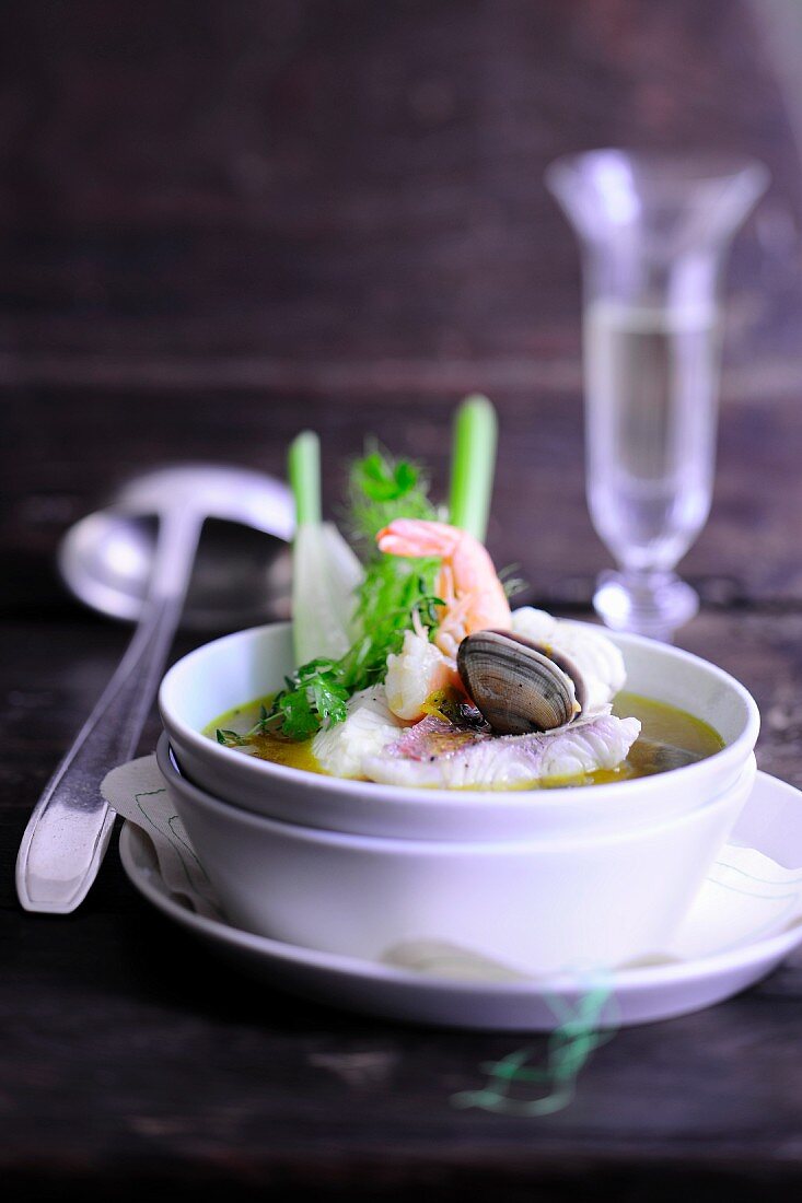 Bouillabaisse (Fish soup, France)